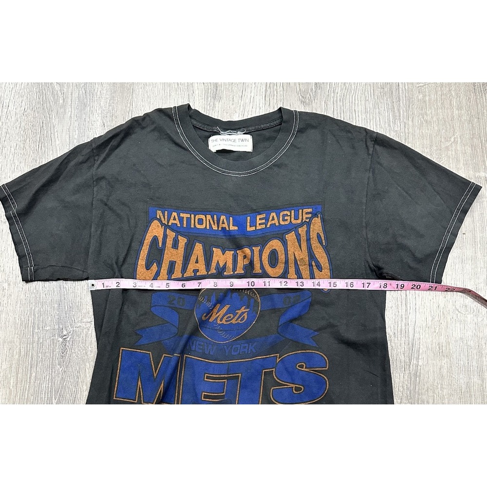 Vintage Twin Mets Men's Medium 2000 National League New York Mets T-Shirt - Picture 4 of 8